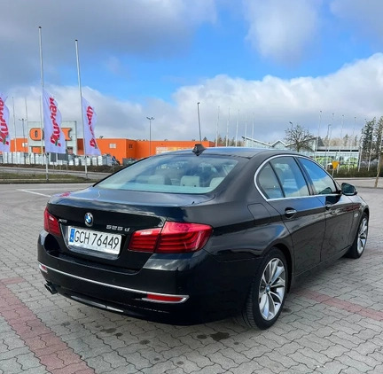 BMW Seria 5 cena 62999 przebieg: 139000, rok produkcji 2013 z Słupsk małe 106
